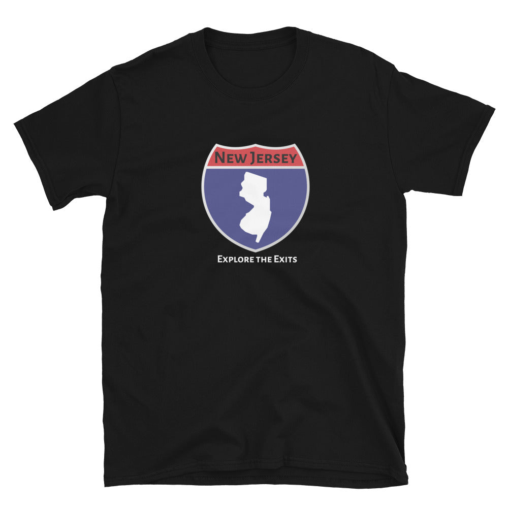 New Jersey Explore the Exits Custom State T-Shirt – Click Tees